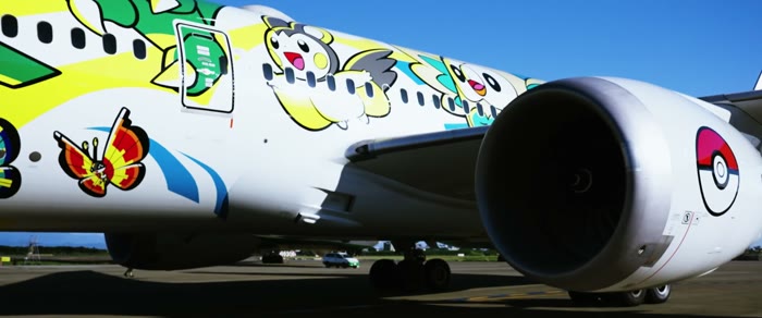 ANA Pikachu Jet 聯名塗裝紀錄 劇照